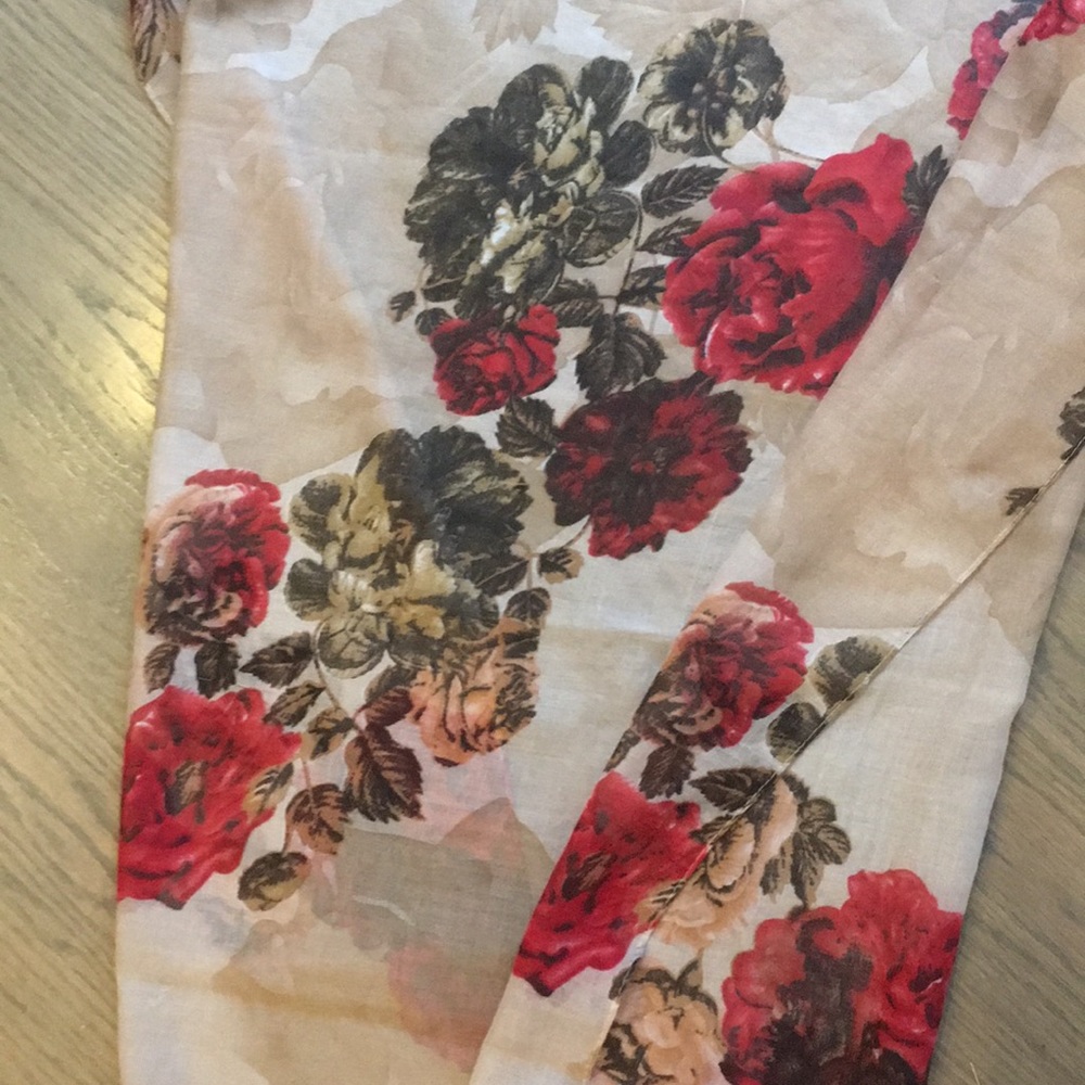 Floral scarf